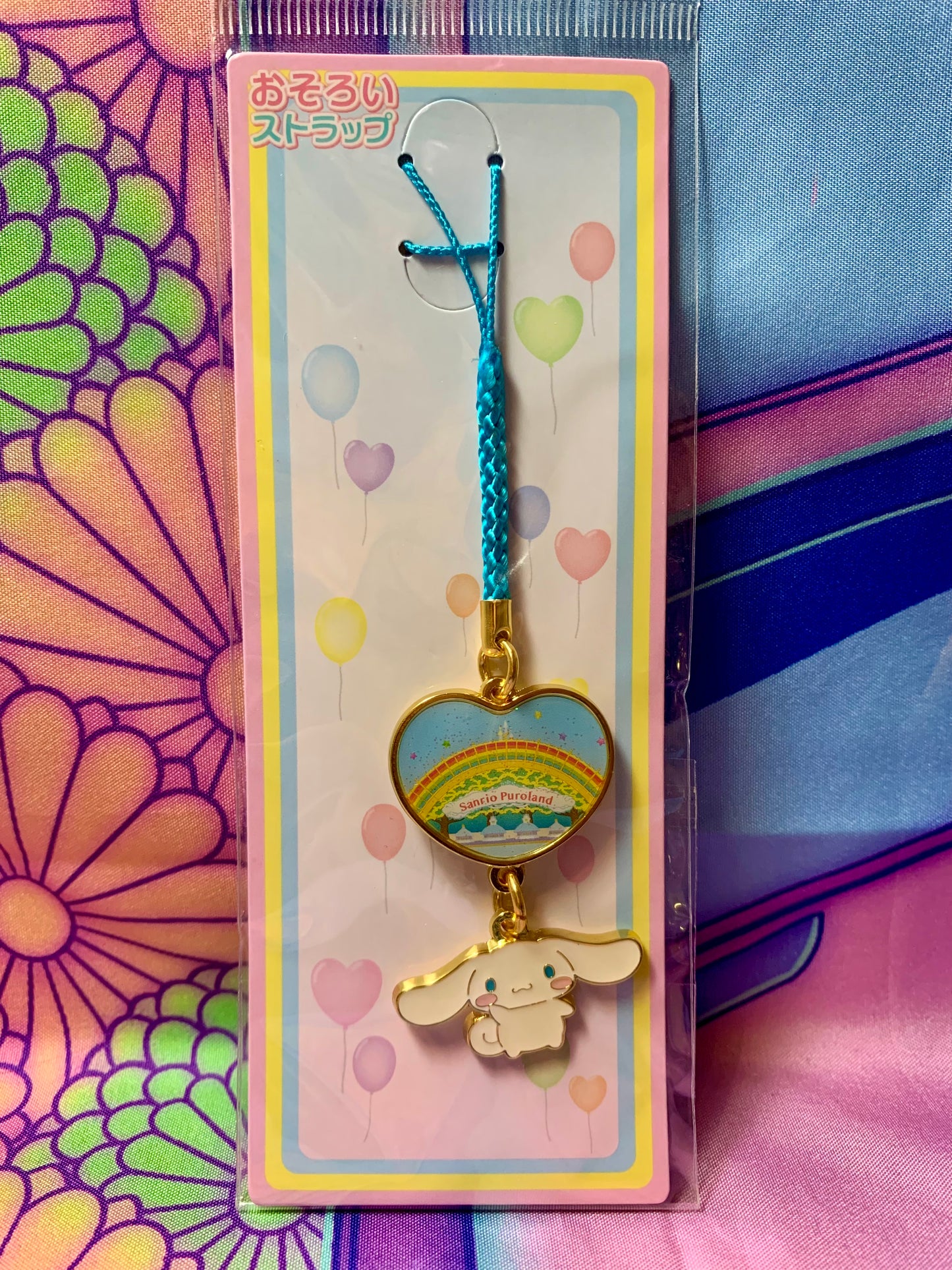 Porte clés charm émail / Strap charm - Cinnamoroll - Sanrio Puroland - 2023 - Neuf