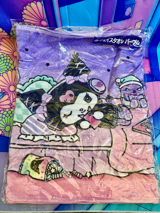 Face Towel - Kuromi - Sanrio - Atari Kuji 11 - 80*34cm