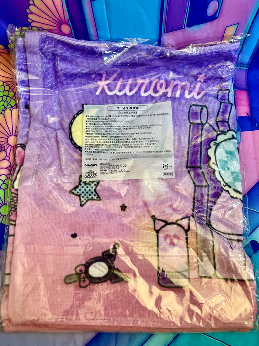 Face Towel - Kuromi - Sanrio - Atari Kuji 11 - 80*34cm