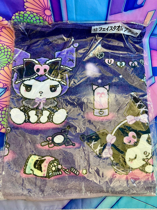 Face Towel - Kuromi - Sanrio - Atari Kuji 12 - 80*34cm