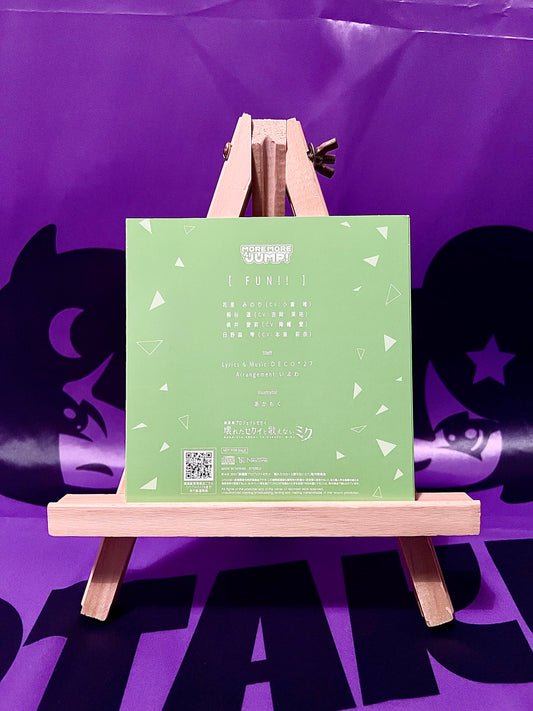 Single CD Music - Project Sekai Ft. Hatsune Miku Movie - More more Jump - Fun!! - CD Promo