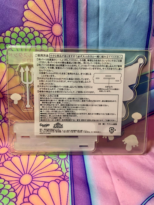 Acrylic Stand / Acrylic Stand Kuromi - Ichiban Kuji 26 - Sanrio Smiles 17x13cm - New