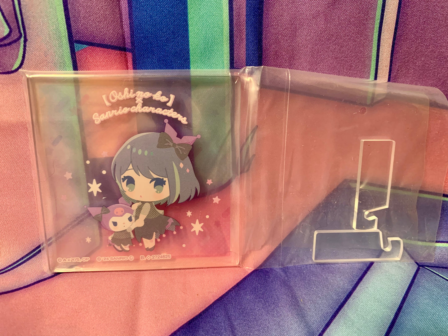 Support acrylique / Acrylic Stand Oshi No Ko - Akane Kurokawa & Kuromi - Oshi No Ko x Sanrio - Neuf