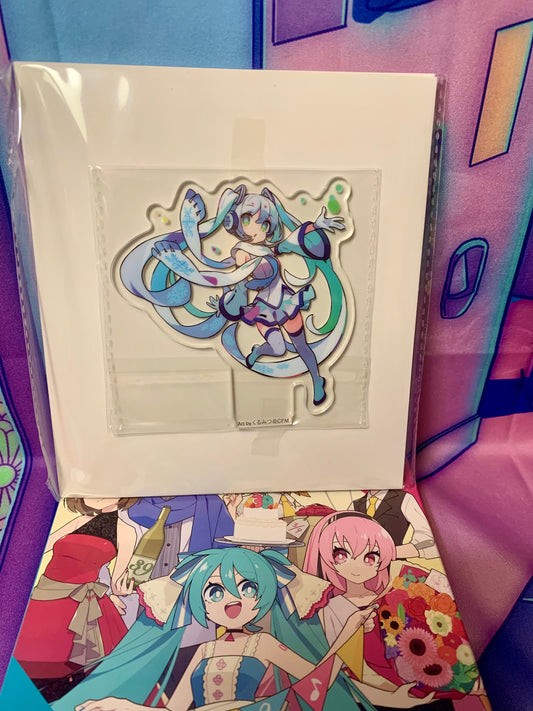 Acrylic Stand Snow Miku - Taito Hatsune Miku 39 Day Commemorative Lottery D Prize - Like New