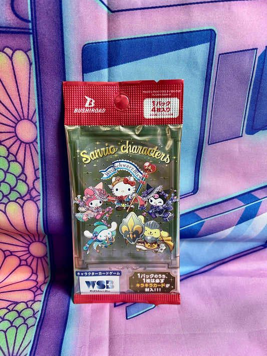 Weiss Schwarz blau TCG - Sanrio Characters - 1x Booster (1 Booster of 4 cards)