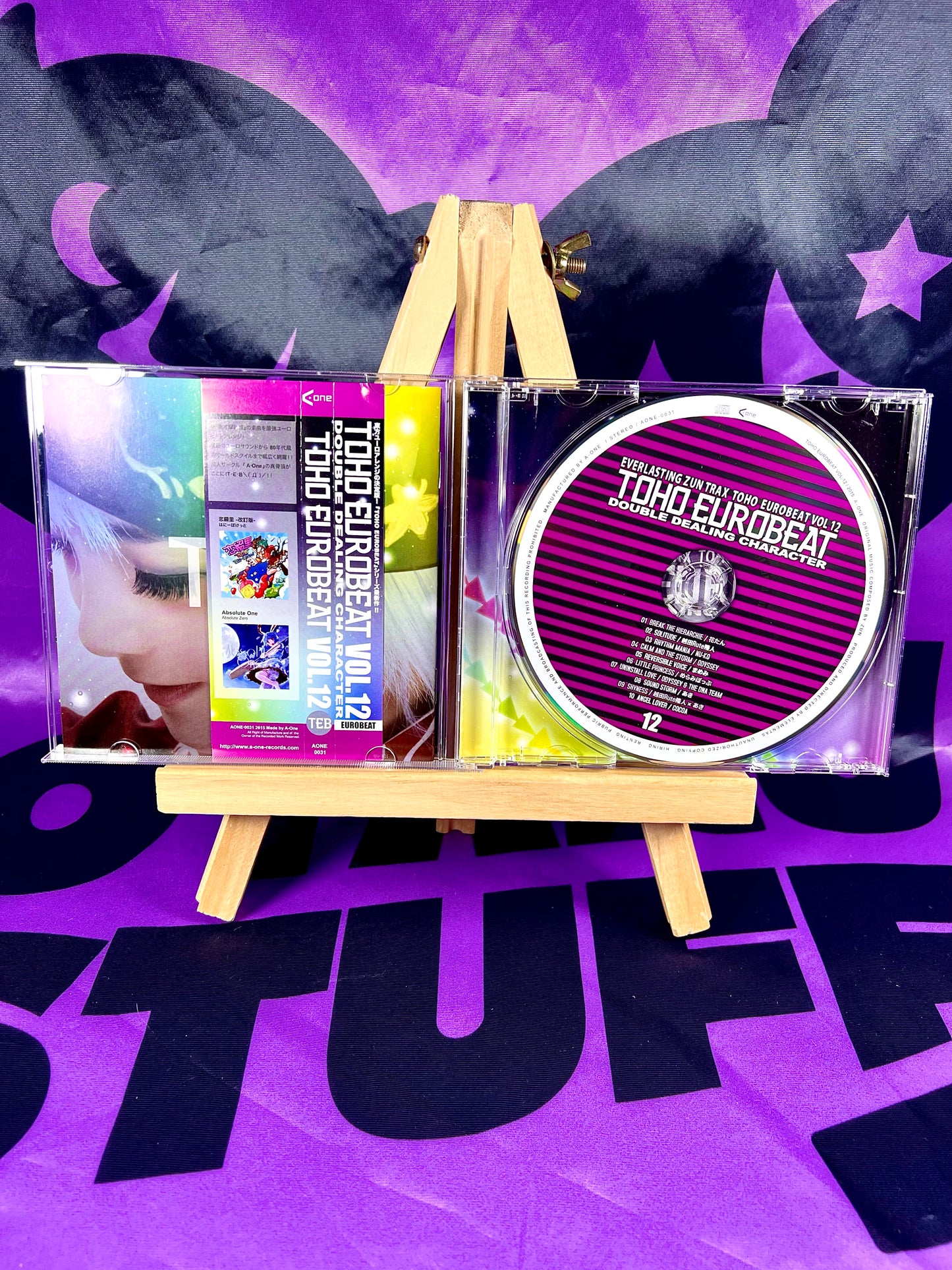 Album CD - A-One - Toho Eurobeat Vol.12 Double Dealing Character - Touhou Project - Occasion avec OBI