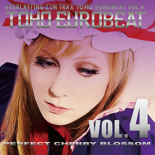 CD Album - A-One - Toho Eurobeat Vol.4 Perfect Cherry Blossom - Touhou Project - Used with OBI