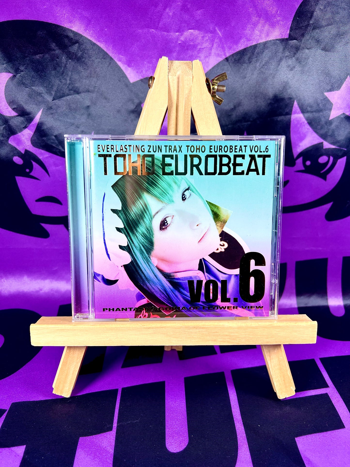 CD Album - A-One - Toho Eurobeat Vol.6 Phantasmagoria Of Flower View - Touhou Project - Used with OBI