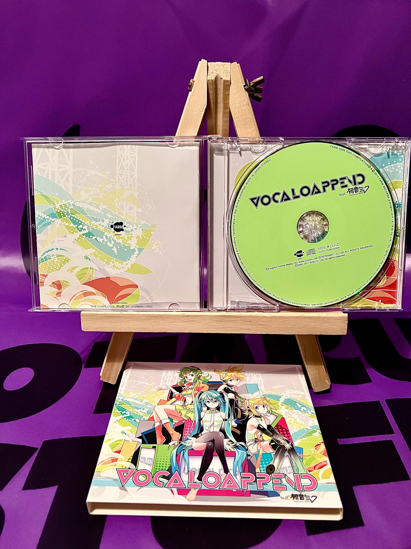 Album CD Music - Farm Records ft. Hatsune Miku - VOCALO APPEND (Cardboard case)