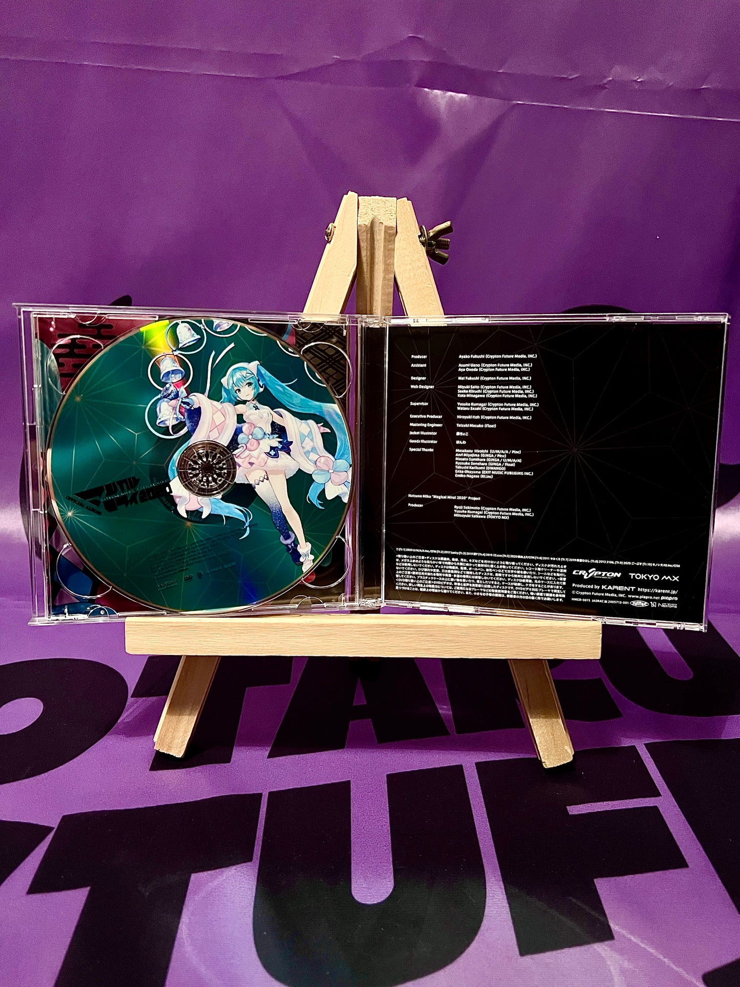 Album CD Music - Hatsune Miku Magical Mirai official Album 2020 - Limited edition with DVD (No Obi)