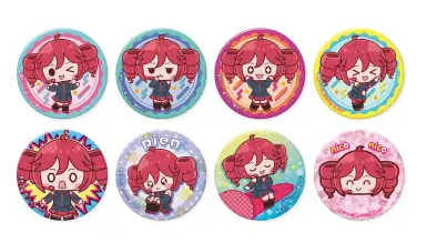 Badge à épingle - Kasane Teto x Kiddy Land (1 Design aléatoire) [En Stock]