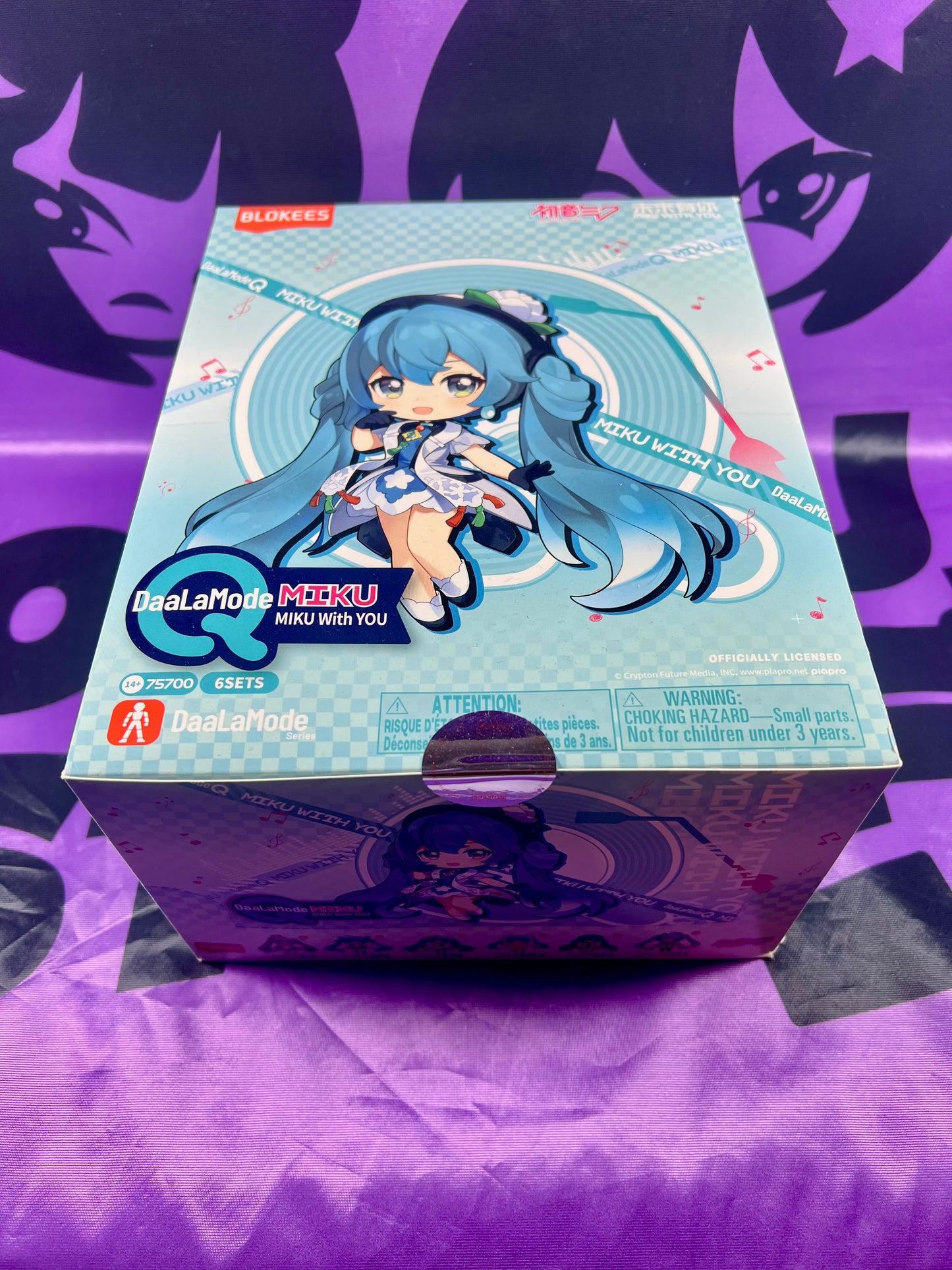 Blokees DaaLaMode Series - Hatsune Miku - Q Series Miku With You - Display de 6 Blind Box - Neuf [En Stock]