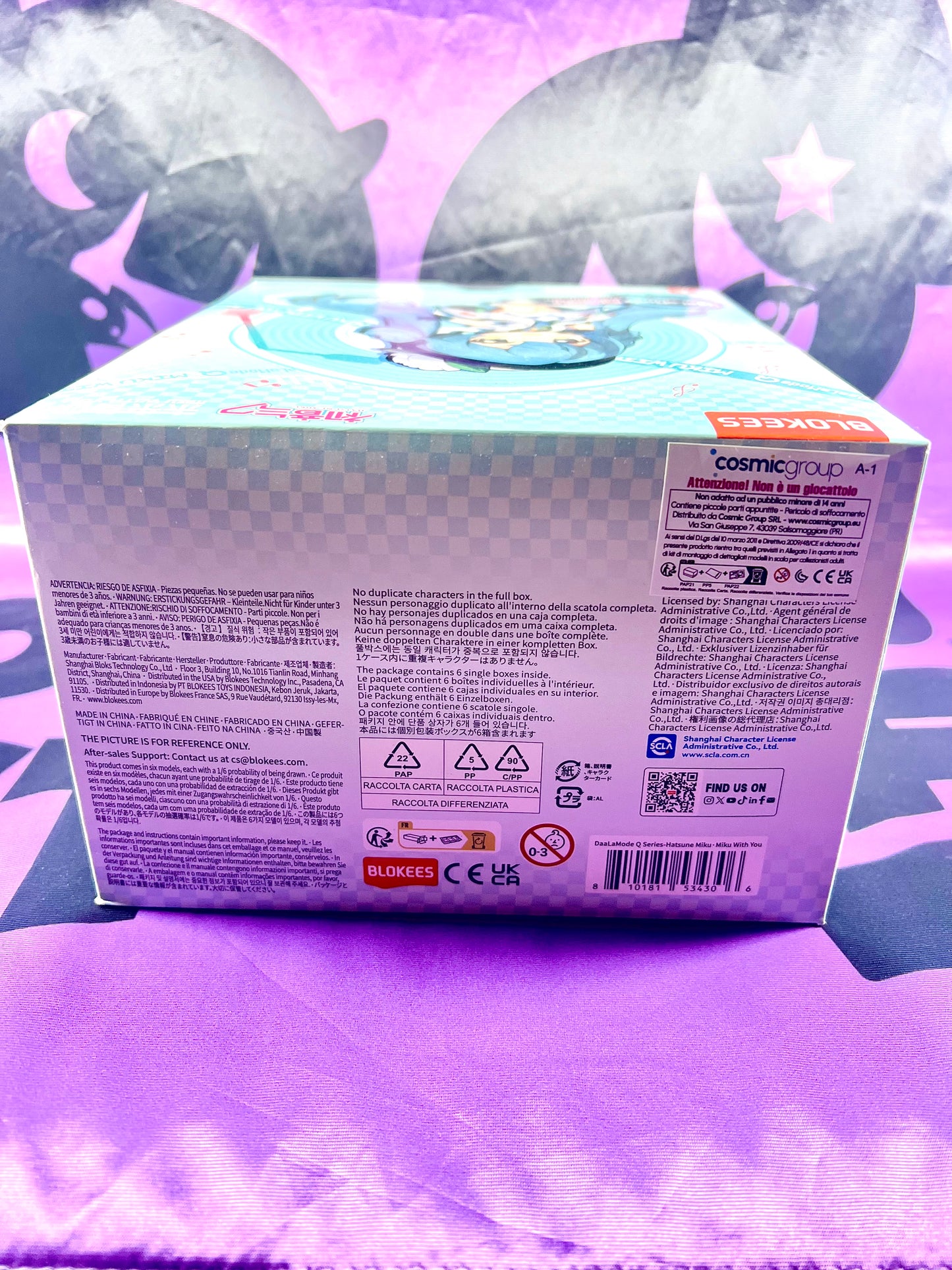 Blokees DaaLaMode Series - Hatsune Miku - Q Series Miku With You - Display de 6 Blind Box - Neuf [En Stock]