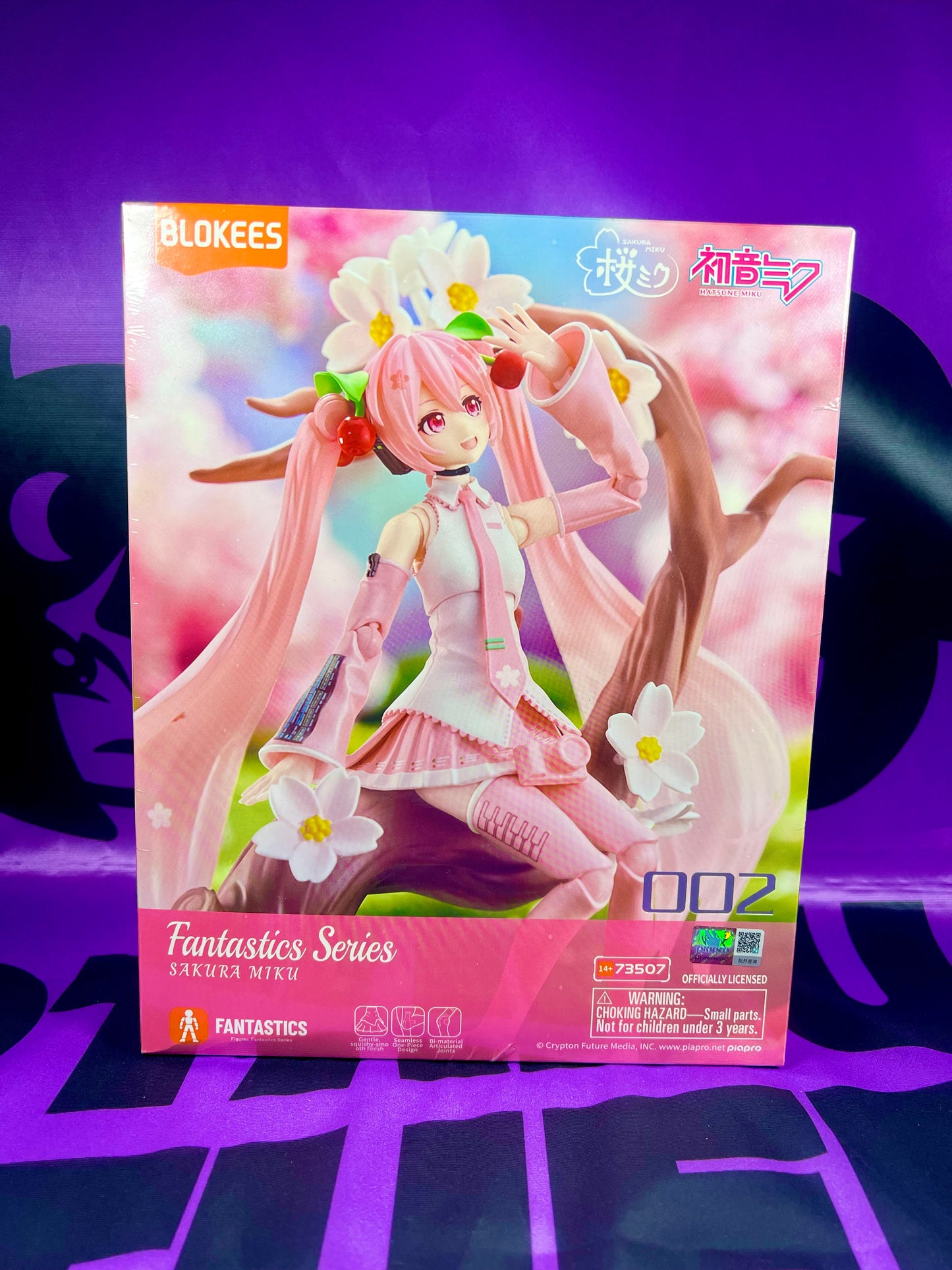 Blokees Figurine - Hatsune Miku - Fantastics Edition - Sakura Miku - Neuf [En Stock]