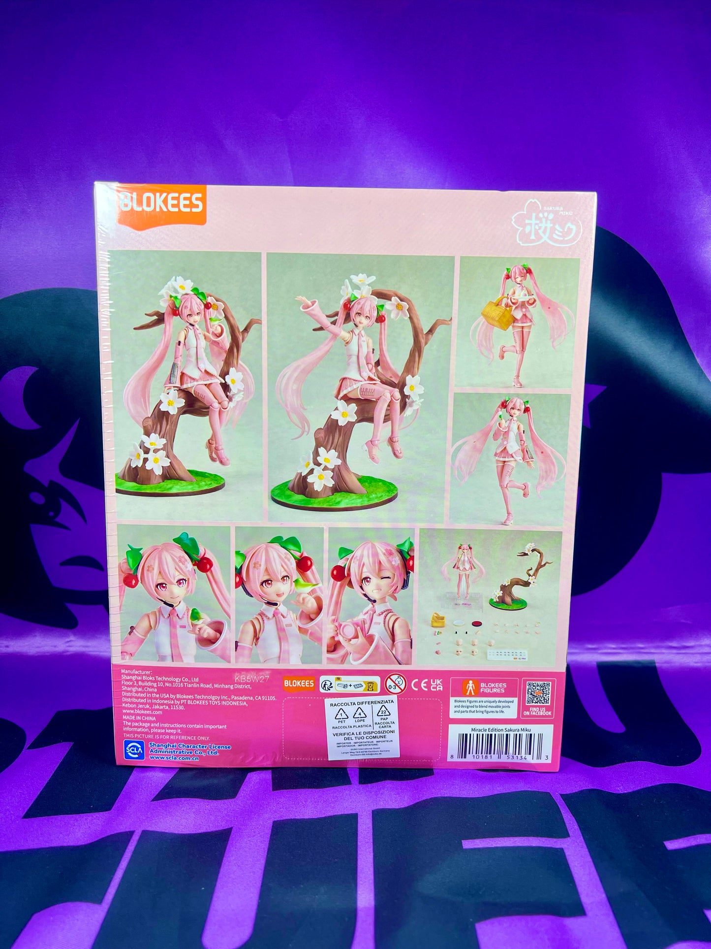 Blokees Figurine - Hatsune Miku - Fantastics Edition - Sakura Miku - Neuf [En Stock]