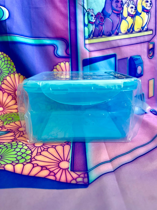 Plastic box - Bento Lunchbox Blue Sanrio Characters - Atari Kuji 21