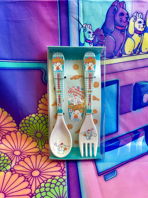 Couverts en plastique - Cinnamoroll Mogu Mogu - Sanrio - Atari Kuji