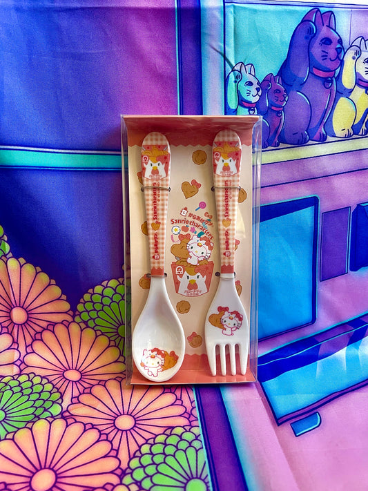 Plastic cutlery - Hello Kitty Mogu Mogu - Sanrio - Atari Kuji