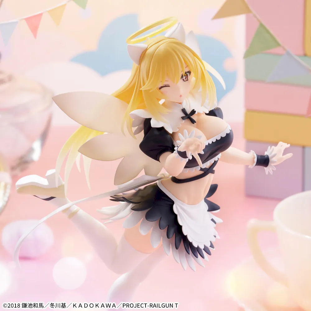 Figure - A Certain Scientific Railgun T - Shokuhou Misaki - Luminasta - Fallen Angel Maid - 20cm [In Stock]