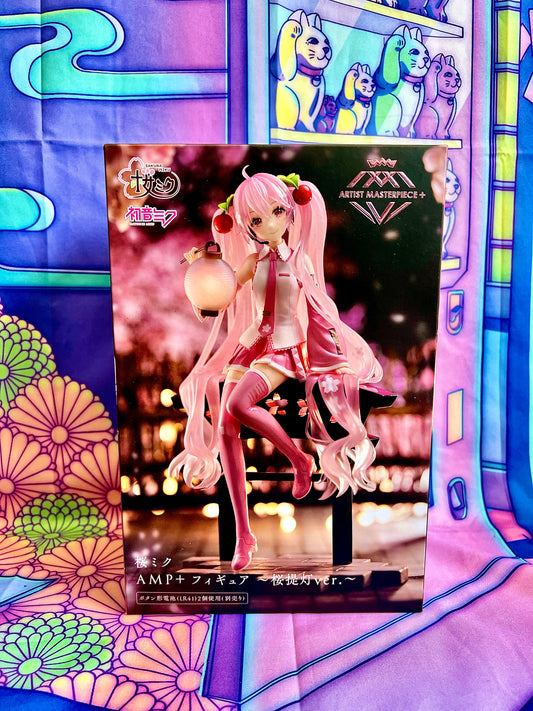 Figurine - Hatsune Miku - Artist MasterPiece+ - Sakura Lantern Ver - Taito - 18cm - Neuve