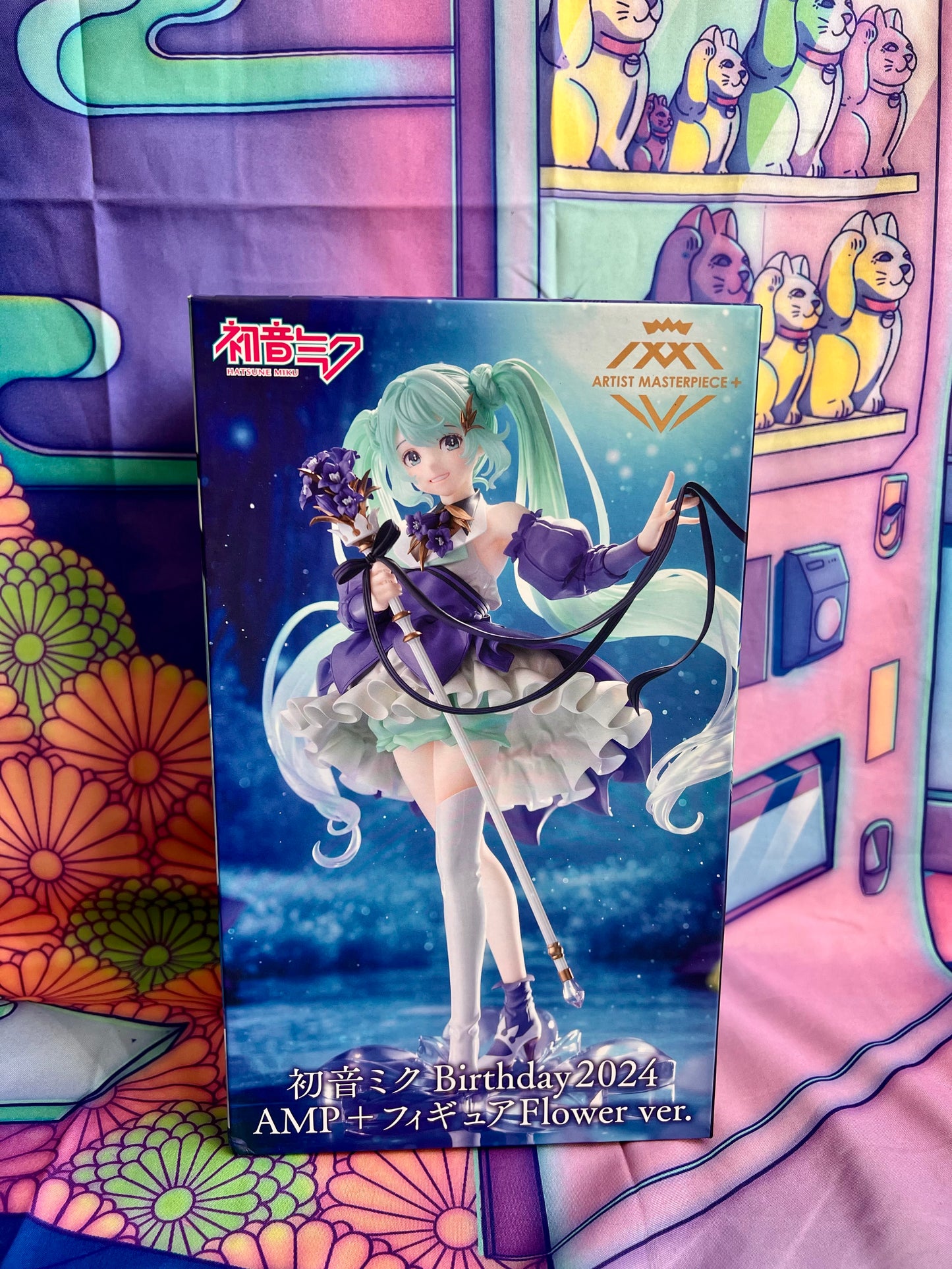 Figurine Hatsune Miku - Artist MasterPiece+ - Birthday 2024 Flower ver. - Taito - 21cm - Neuve (Boite Légérement abimée)