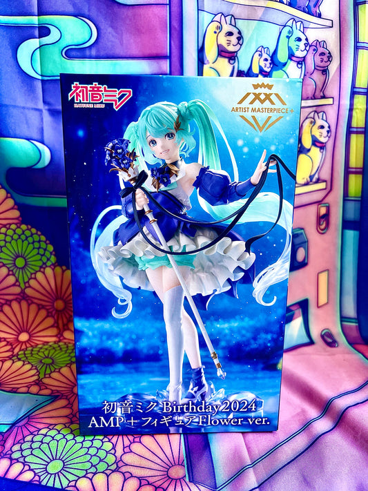 Figurine - Hatsune Miku - Artist MasterPiece+ - Birthday2024 Flower ver. - Taito - 21cm - Neuve