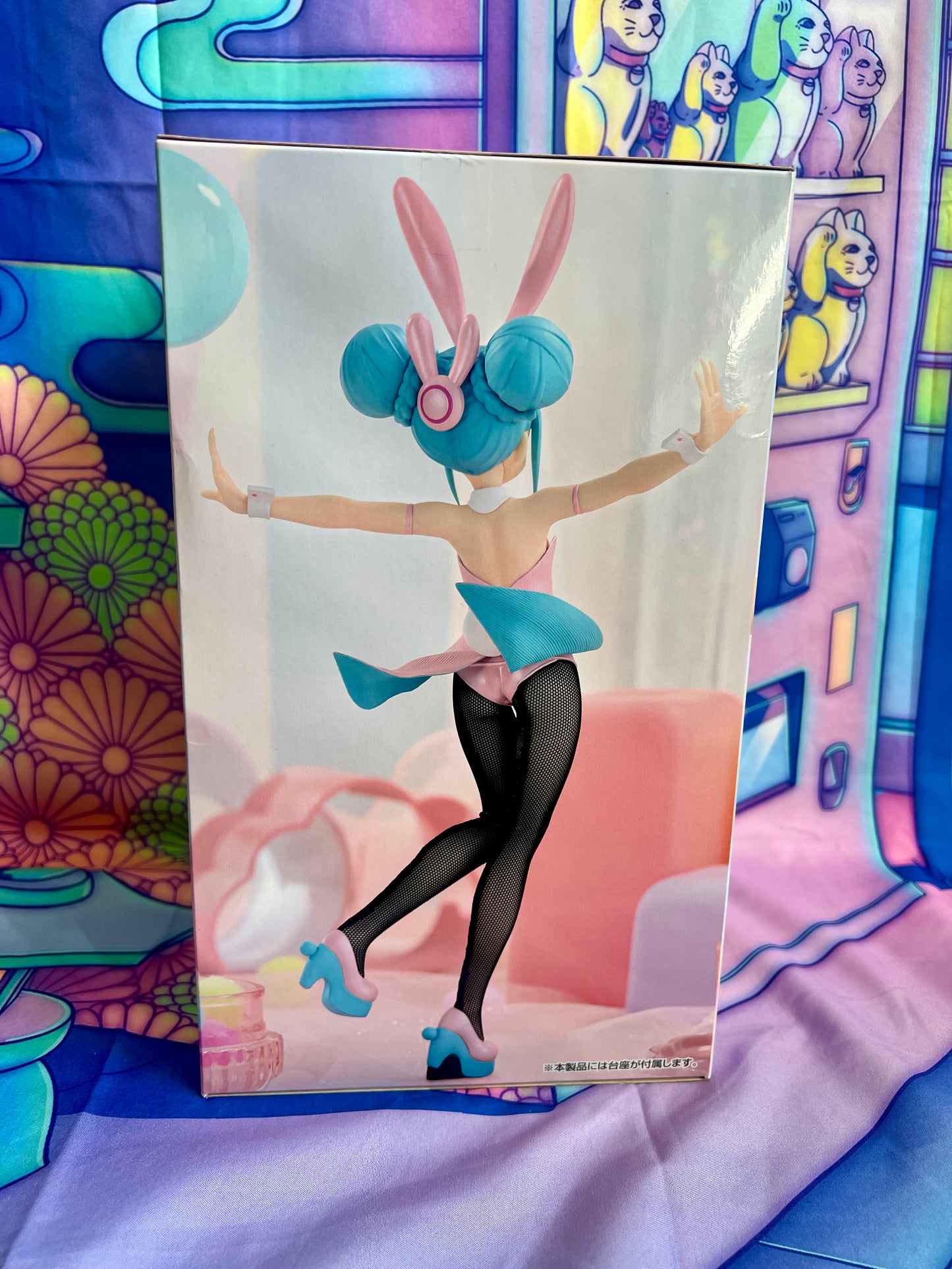 Figurine Hatsune Miku - BiCute Bunnies - Wink Pearl Pink ver. - FuRyu - 30cm - Neuve
