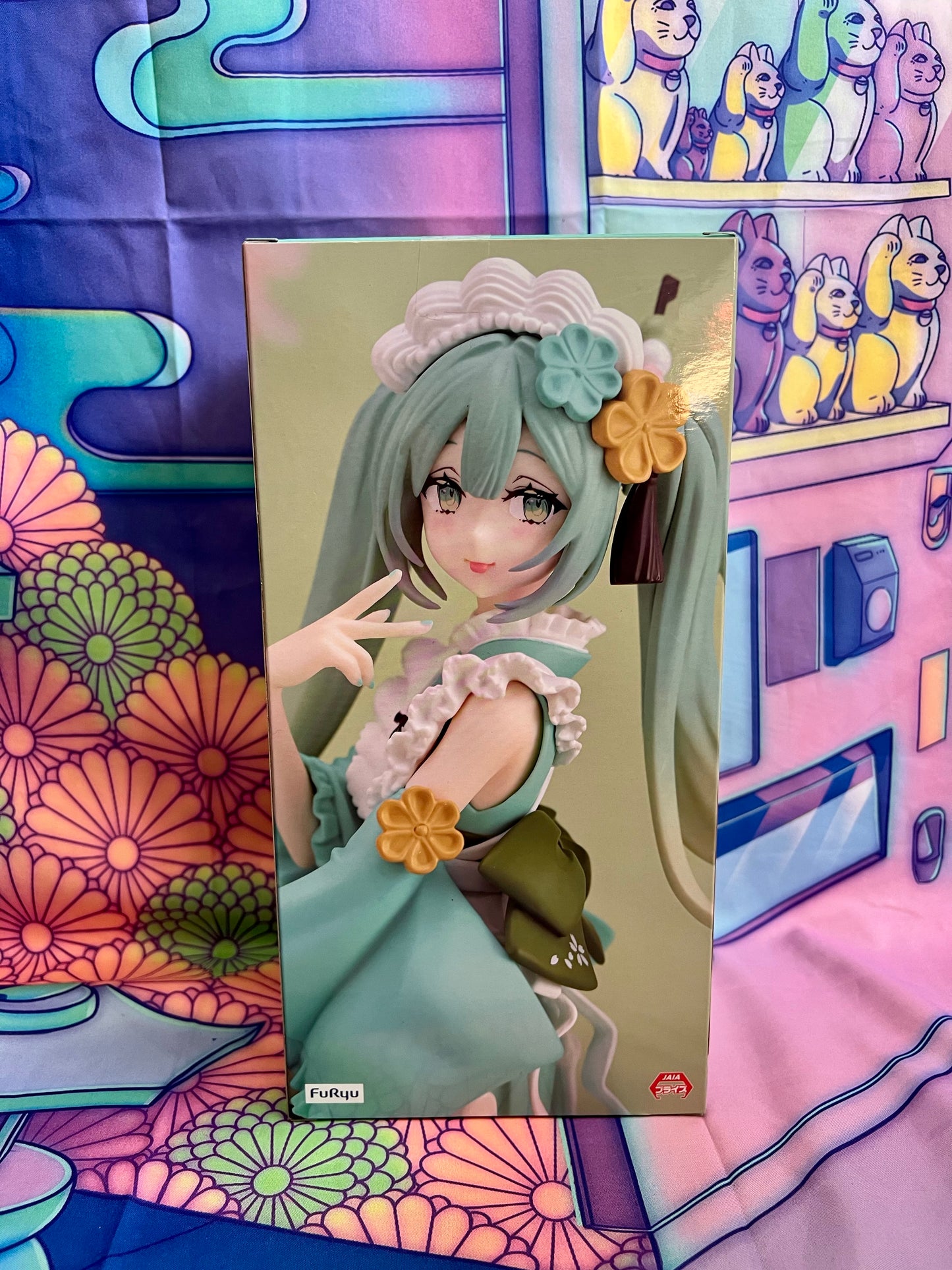 Figurine Hatsune Miku - Exceed Creative - Sweet Sweets - Matcha Parfait Hakka - FuRyu - 20cm - Neuve