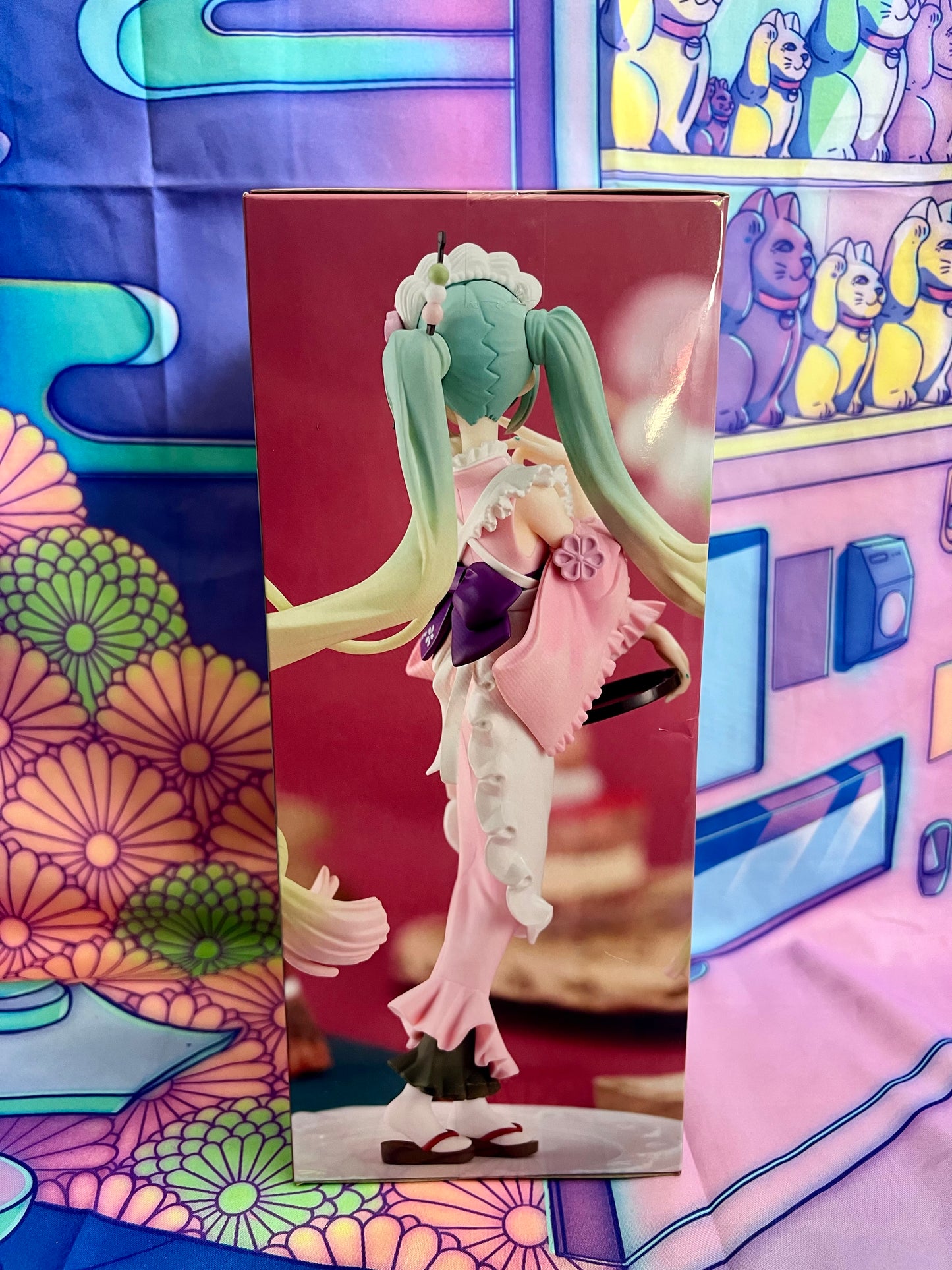 Figurine Hatsune Miku - Exceed Creative - Sweet Sweets - Matcha Parfait, Sakura - FuRyu - 20cm - Neuve