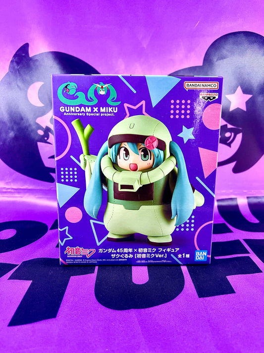 Figurine - Hatsune Miku - Gundam x Miku Anniversary Special Project - Zakugurumi - 15cm