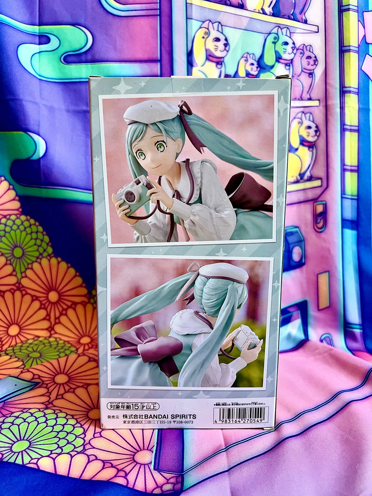 Figurine - Hatsune Miku - Holiday Memories - Camera - Bandai - 20cm