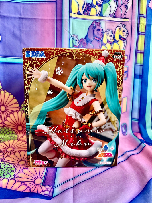Figurine - Hatsune Miku - Luminasta - Christmas 2023 - SEGA - 20cm - Neuve