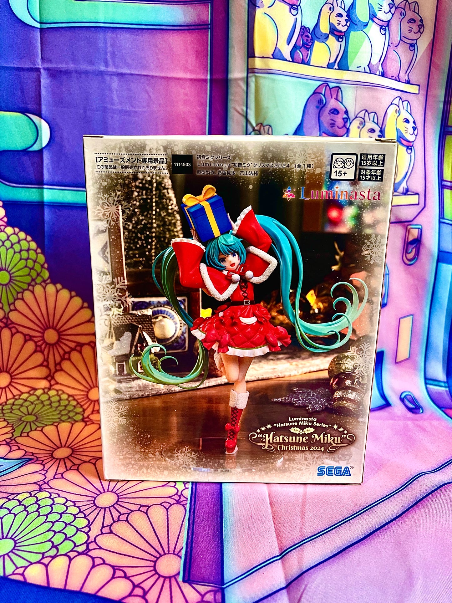 Figurine - Hatsune Miku - Luminasta - Christmas 2024 - 19cm (Damaged box)