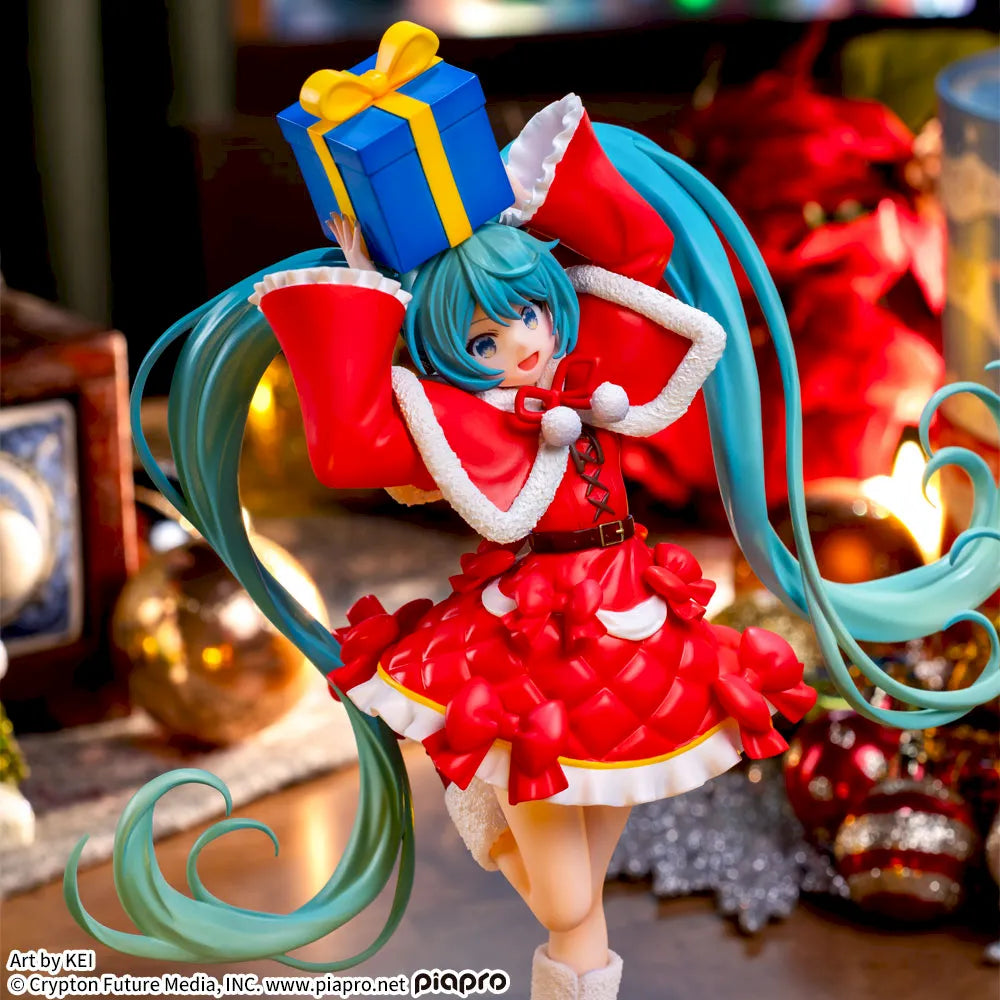 Figurine - Hatsune Miku - Luminasta - Christmas 2024 - 19cm (Damaged box)