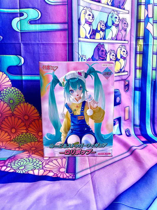 Figurine - Hatsune Miku - Noodle Stopper Figure - Lollipop - 15cm (Damaged box B)