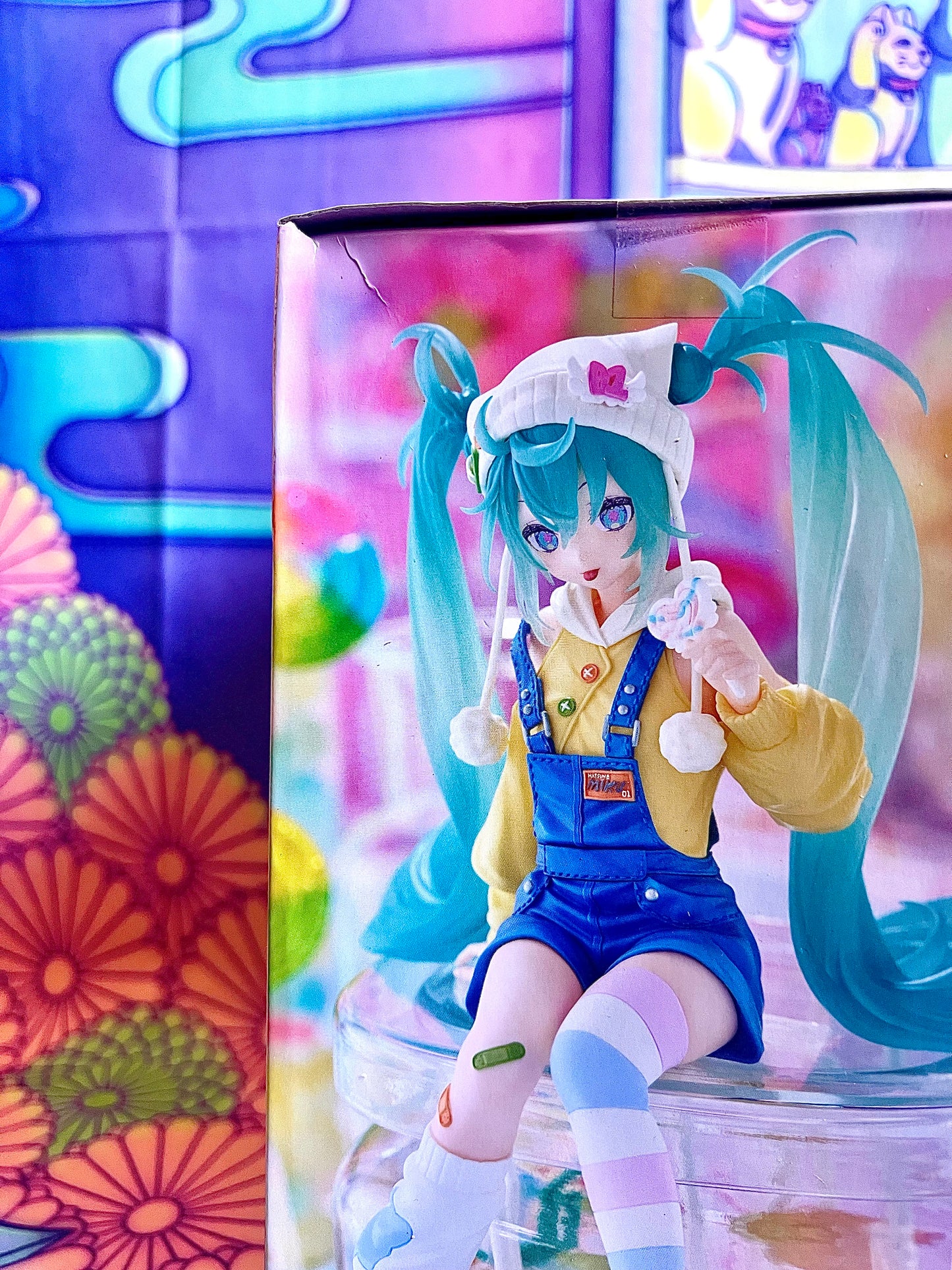 Figurine - Hatsune Miku - Noodle Stopper Figure - Lollipop - 15cm (Damaged box B)