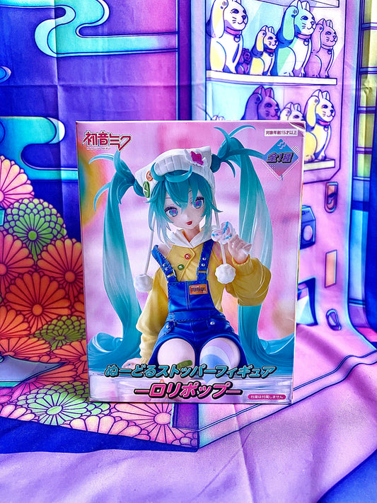 Figurine - Hatsune Miku - Noodle Stopper Figure - Lollipop - 15cm (Damaged box)