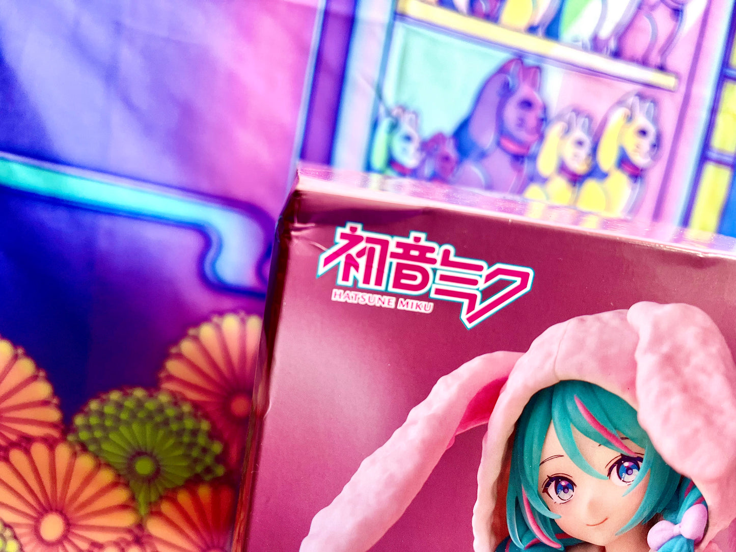 Figurine - Hatsune Miku - Noodle Stopper Figure - Usamimi Pajama - FuRyu - 14cm - New
