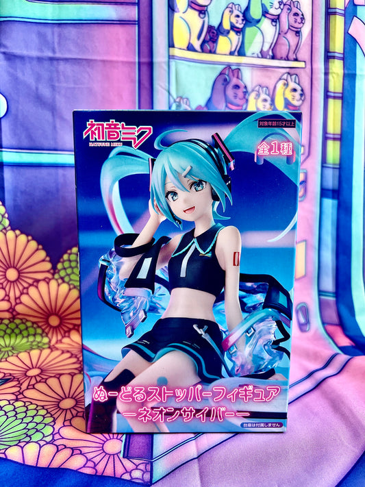 Figurine - Hatsune Miku - Noodle Stopper - Neon Cyber - FuRyu - 16cm - Neuve