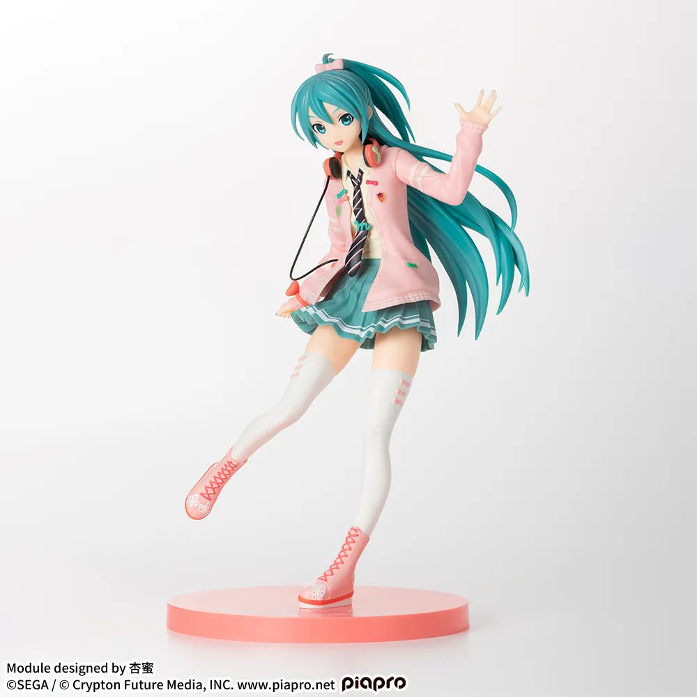 Figurine - Hatsune Miku - Project DIVA Arcade Future Tone - Ribbon Girl - Sega - 24cm