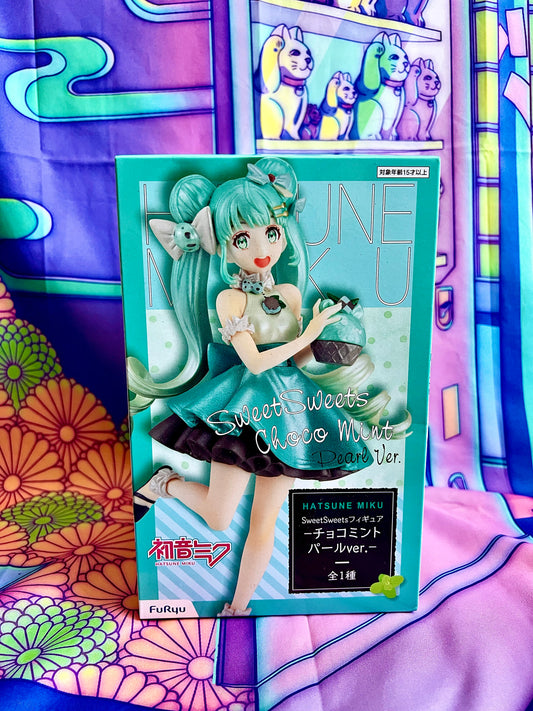 Figurine - Hatsune Miku - Sweet Sweets Choco Mint Pearl ver - FuRyu - 17cm