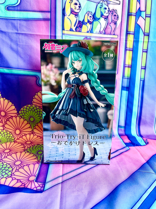Figurine - Hatsune Miku - Trio-Try-iT Figure - Outing Dress - FuRyu - 19cm - Neuve