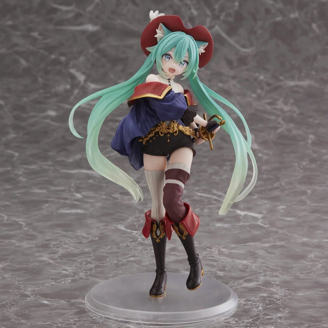 Figurine - Hatsune Miku - Wonderland Series - Nagagutsu o Haita Neko - 18cm [En Stock]