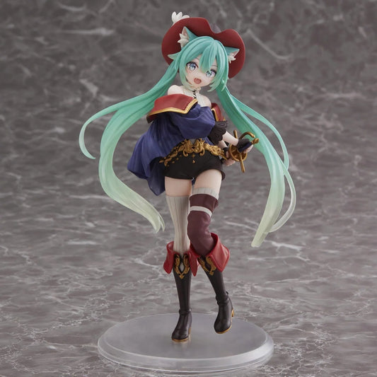 Figurine - Hatsune Miku - Wonderland Series - Nagagutsu o Haita Neko - 18cm [En Stock]