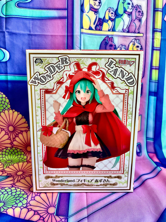 Figurine - Hatsune Miku - Wonderland Series - Red Riding Hood - Taito - 18cm - Neuve