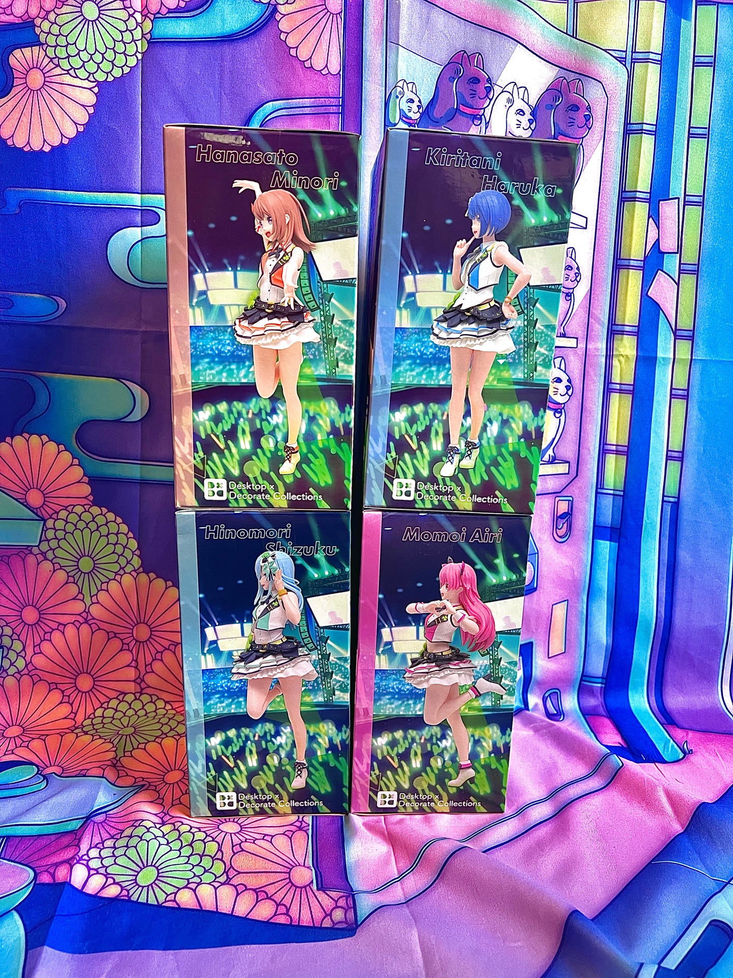 Figurine - More More Jump - Project Sekai ft. Hatsune Miku - Sega 16cm - Lot de 4