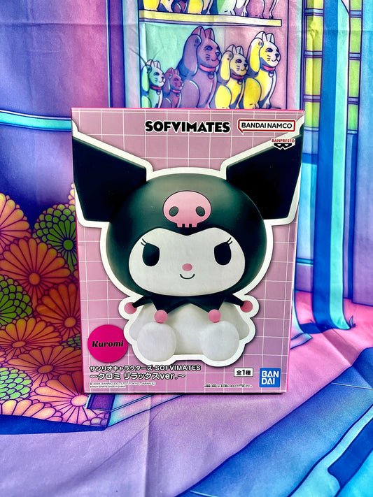 Figurine - Sanrio Characters - Kuromi - Sofvimates - Relax ver - 17cm