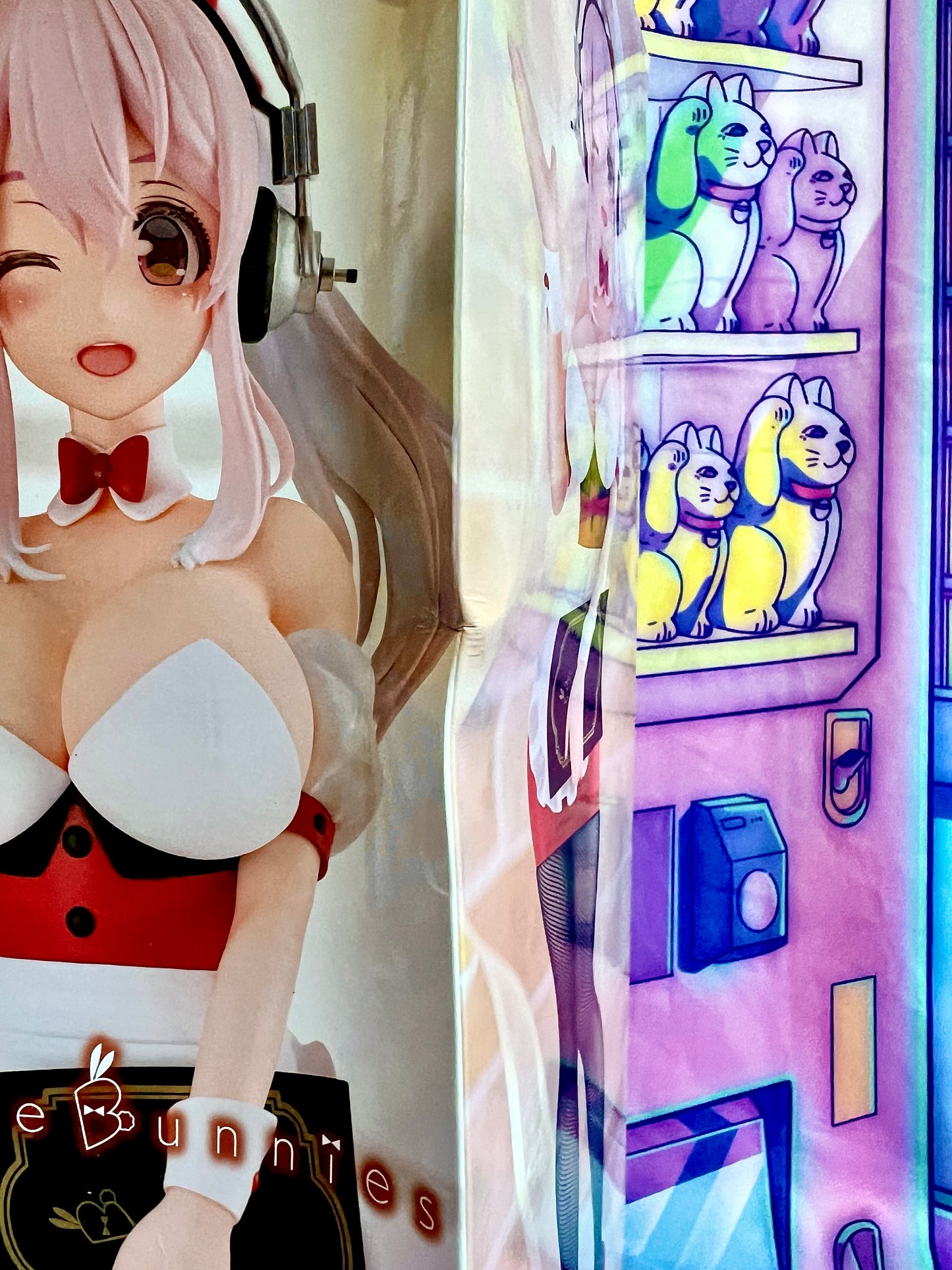 Figurine - Super Sonico - BiCute Bunnies - Waitress ver. - FuRyu - 28cm (Damaged box)