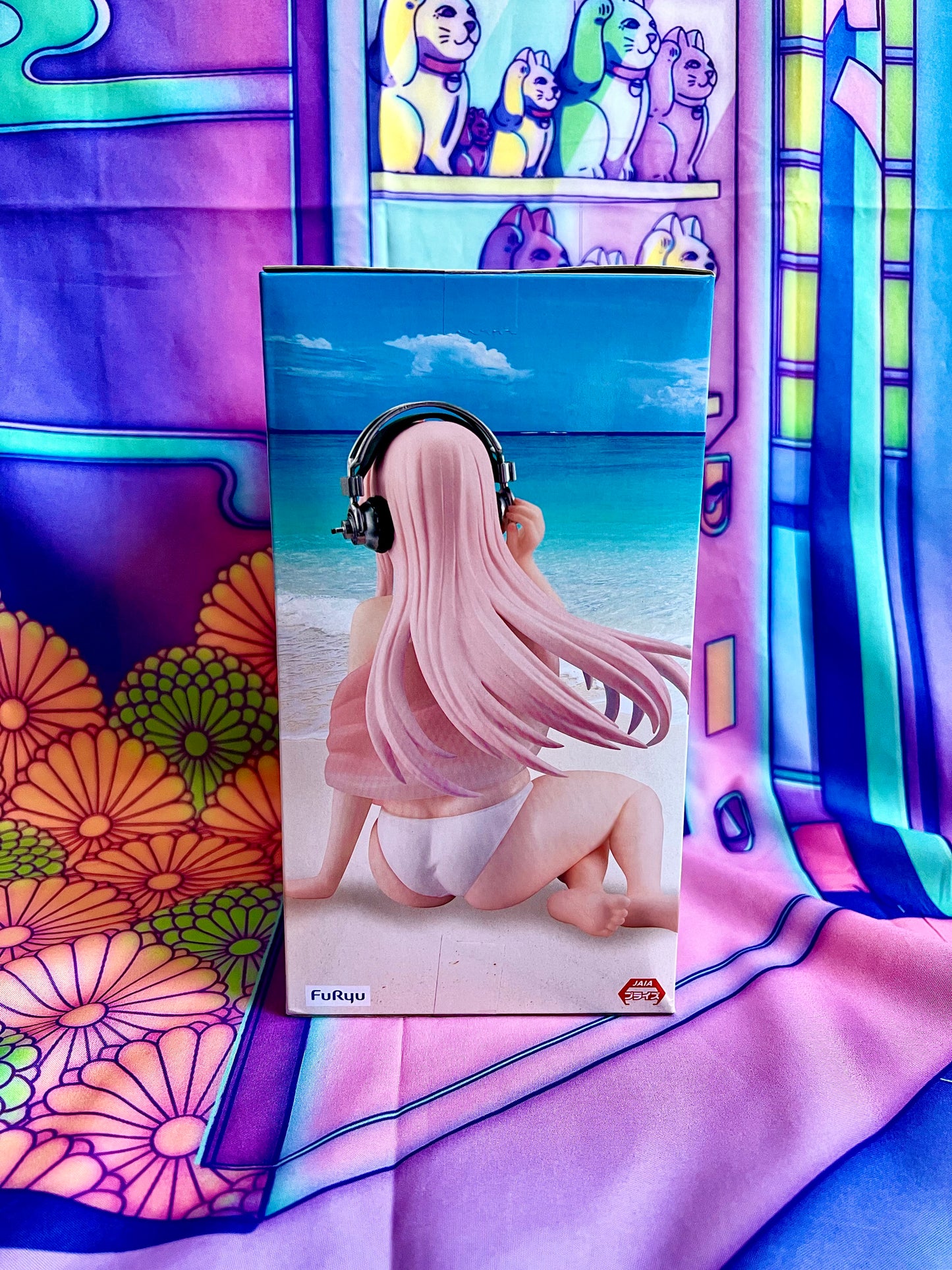 Figurine - Super Sonico - Noodle Stopper Figure - White Bikini ver - FuRyu - 11cm