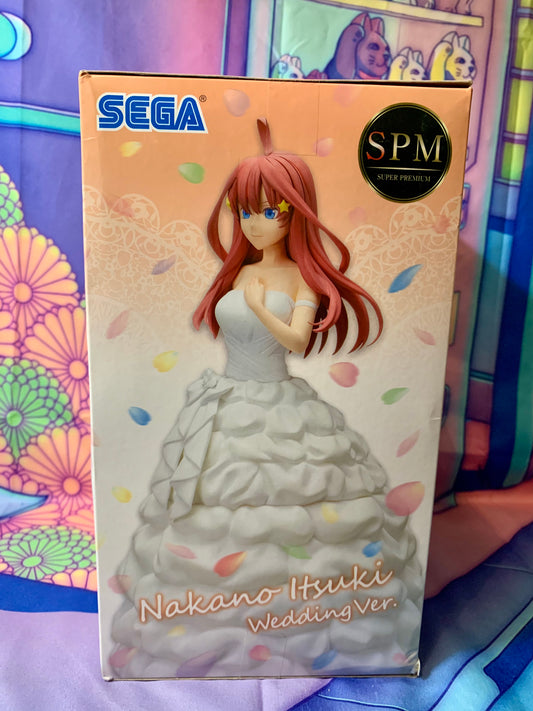 The Quintessential Quintuplets Figure - Nakano Itsuki - SPM Figure - Hanayome Ver. - SEGA - New